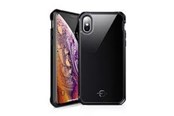 Puhelin - Kannet ja kotelot - ITSKINS HYBRID GLASS cover for iPhone XS / X®. Black - APHX-IRIDM-BLCK