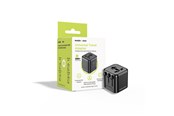 Puhelin - Adapterit & Laturit - Mobile Origin Universal Travel Adapter PW30 EU/UK/US/AUS Black - MO-UTRA-PW30-BLK