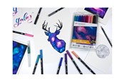 Kirjoitus- ja piirustustarvikkeet - American Tombow ABT - twin-tip brush pen - assorted galaxy colors (pack of 10) - ABT-10C-3