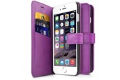 Puhelin - Kannet ja kotelot - ITSKINS BOOK cover for iPhone 8 / 7 / 6s / 6®. Purple - AP67-BOOKC-PRPL