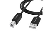USB kaapelit - Wozinsky WKDDY4S USB-B - USB-A 480Mb/s Cable 1m - Black - 5907769376627