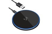 Puhelin - Adapterit & Laturit - Wozinsky WLI-01Y 15W Qi Inductive Charger with USB-C Cable - Black - 5907769378881