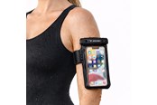 Puhelin - Muut lisävarusteet - Wozinsky WWE-01 waterproof case with PVC armband - black - 5907769384295