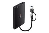Näyttökaapeli - Lindy USB Type A and C to Dual HDMI 4K60 Converter - 43430