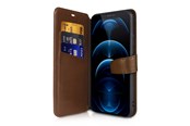 Puhelin - Kannet ja kotelot - ITSKINS BOOK cover for iPhone 12 Pro Max®. Brown - AP4P-BOOKC-BROW