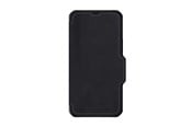 Puhelin - Kannet ja kotelot - ITSKINS HYBRID FOLIO cover for iPhone 12 Pro Max®. Black with recycled leather - AP4P-HYBRF-BKRL
