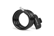 Pyörätarvikkeet - Wozinsky WPB-01R Portable Bike Lock with Anti-Theft Cable and 2 Keys for Electric Bikes and Motorcycles - Black - 5907769384776