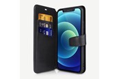 Puhelin - Kannet ja kotelot - ITSKINS BOOK cover for iPhone 12 mini®. Black - AP2G-BOOKC-BLCK