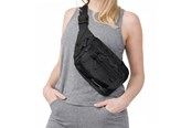 Laukut - Wozinsky WSB-W1 unisex shoulder bag with adjustable strap waterproof - black - 5907769385025