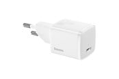 Puhelin - Adapterit & Laturit - Baseus Cube 20W PD USB-C Wall Charger - White - CCXF-A02