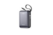 Powerbank - Joyroom JR-PBF29 20000mAh 22.5W Powerbank with Double Cable - Black Powerbank - musta - 20000 mAh - JR-PBF29-black