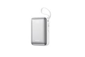Powerbank - Joyroom JR-PBF29 20000mAh 22.5W Powerbank with Double Cable - White Powerbank - Valkoinen - 20000 mAh - JR-PBF29-white