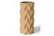 Sisustus - Simiu TESSURA - Vase - 17cm - Beige - 5714255011616