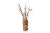 Sisustus - Simiu PUFFRA - Vase - 20cm - Sand - 5714255011678