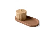 Sisustus - Simiu ROYAL TRAY - Beige/Mocha - 21cm - 5714255011692