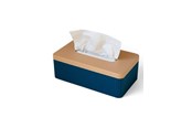 Sisustus - Simiu TISSIVA - Paper Dispenser - Square - Navy Blue/Beige - 25 x 14cm - 5714255011722