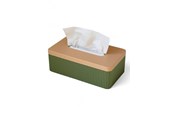 Sisustus - Simiu TISSIVA - Paper Dispenser - Square - Olive Green/Beige - 25 x 14cm - 5714255011739
