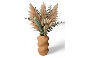 Sisustus - Simiu SCRUNCHED - Vase - 21cm - Caramel - 5714255011852