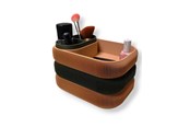 Sisustus - Simiu STACKSEY - Makeup Stand - Large - Olive/Beige - 22 x 14cm - 5714255011975