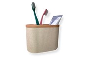 Sisustus - Simiu Wall-mounted Toothbrush Holder - Marble/Beige - 5714255012057