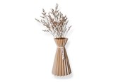 Sisustus - Simiu SLOZENA - Pleated Vase - 20 cm - Wood Look - Sand - 5714255012231