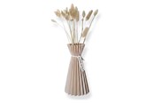 Sisustus - Simiu SLOZENA - Pleated Vase - 22 cm - Wood Look - Beige - 5714255012248