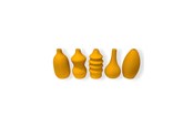 Sisustus - Simiu MINI VASES - Magnetic - 6 cm - 5 pcs - Mustard Yellow - 5714255012323