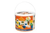 Rakennussarjat - Bambolino Toys Block barrel Wood Nijntje 50 pcs. - 17071
