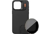 Puhelin - Adapterit & Laturit - PolarPro Kit - LiteChaser iPhone 15 Pro Case Black - 131147