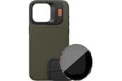 Puhelin - Adapterit & Laturit - PolarPro Kit - LiteChaser iPhone 15 Pro Case Fores - 131149