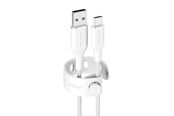 USB kaapelit - empower by PanzerGlass Racing 60W USB-A to USB-C Cable | USB 2.0 | 1.2M | Silver White - EM30290