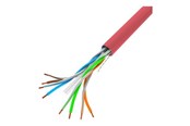 Verkkokaapelit - Lanberg bulk cable - 305 m - red - Punainen - 305m - LCU6-10CC-0305-R