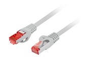 Verkkokaapelit - Lanberg patch cable - 50 cm - grey - Harmaa - 0.5m - PCF6-10CU-0050-S
