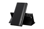 Puhelin - Kannet ja kotelot - Hurtel Sleep Case Pro Case for Samsung Galaxy S23+ with Flip Stand Black - 9145576269817