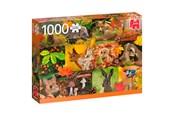 Palapelit - Jumbo Puzzle - Autumn Animals (1000 pcs) - JUM8863