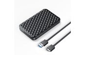 Kovalevyt - lisätarvikkeet - ORICO 2520U3-V1 2.5" HDD/SSD USB Micro-B 5Gb/s Disk Drive - Black - 2520U3-V1-BK-EP
