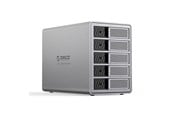 Kovalevyt - lisätarvikkeet - ORICO 9858T3 5 Big DAS Solution ProThunder Disk Array with Thunderbolt 3 for 5 x 2.5"/3.5" SATA HDD/SSD - Gray - 9858T3-EU-GY-BP