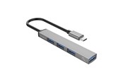 Telakointiasemat - ORICO AH-13 USB-C Hub Docking Station 1x USB-A 3.0 + 3x USB-A 2.0 - Gray - AH-13-GY-EP