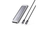 Tallennus - lisävarusteet - ORICO AXM2F M.2 SATA SSD USB-C 3.2 Disk Case - Gray - AXM2F-GY-BP