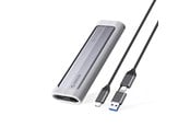 Tallennus - lisävarusteet - ORICO AXM2F-V1 M.2 NGFF USB-C 5Gb/s Disk Drive - Gray - AXM2F-V1-GY-BP