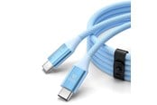 USB kaapelit - ORICO CDX 100W 5A Power Delivery USB-C - USB-C cable 1m - blue - CDX-100CC-BL-BP