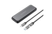 SSD 2 - ORICO DDM2-C3-G2 M.2 NVME USB-A USB-C 3.2 10Gb/s Disk Drive - Gray - DDM2-C3-G2-BK-BP