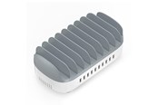Puhelin - Adapterit & Laturit - ORICO DUK-10P-V1 Smart Charging Station 10 x USB-A - White - DUK-10P-V1-EU-WH-BP