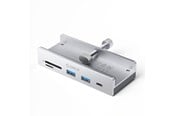 USB hub - ORICO MH5PC Hub Clamp-Mounted USB-C / 2x USB-A 3.2 + 1x USB-C 3.2 + 1x SD&TF - Silver USB hub - 5 porttia - USB 3.2 - Harmaa - MH5PC-10-SV-BP