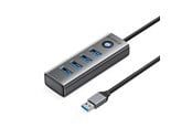USB hub - ORICO PDD4U-U3 Hub 4x USB-A 3.0 - Gray USB hub - 4 porttia - USB 3.0 - Harmaa - PDD4U-U3-015-GY-EP
