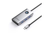 Telakointiasemat - ORICO PW11-6P USB-C Hub Docking Station 3x USB-A 3.0 + 1x USB-C 2.0 + 1x HDMI - Gray - PW11-6P-GY-EP
