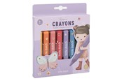 Luovat leikit - Little Dutch Wax Crayons Rosa - 8 pcs. - BT126701