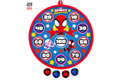 Ulkoleikit - Spidey and His Amazing Friends Darts balls target game 28cm - 60273