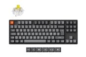 Näppäimistöt - Keychron K8 MAX QMK/VIA Wireless Tri-Mode - Super Banana - Pelinäppäimistö - ilman numpadia - Pohjoismainen - Musta - K8M-J4-BO