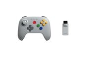 Pelit - lisävarusteet - 8BitDo 64 Wireless 2.4G - Classic Grey - Wireless Controller - Nintendo 64 - RET00852